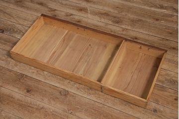 アンティーク家具　明治大正期　スギ材　味わいたっぷりの古い文机(ローテーブル)(R-046886)