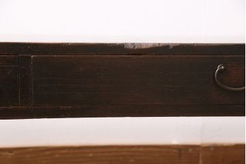 アンティーク家具　明治大正期　スギ材　味わいたっぷりの古い文机(ローテーブル)(R-046886)