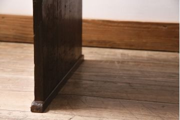 アンティーク家具　明治大正期　スギ材　味わいたっぷりの古い文机(ローテーブル)(R-046886)