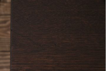 アンティーク家具　昭和予期　栓材　天板一枚板　脚のつくりがおしゃれな文机(センターテーブル、ローテーブル)(R-046894)
