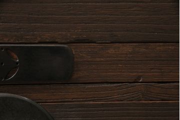 アンティーク家具　明治大正期　総桐材　五丁引き　丸金具がアクセントの上手物の重ね箪笥(衣装箪笥、引き出し)(R-046909)