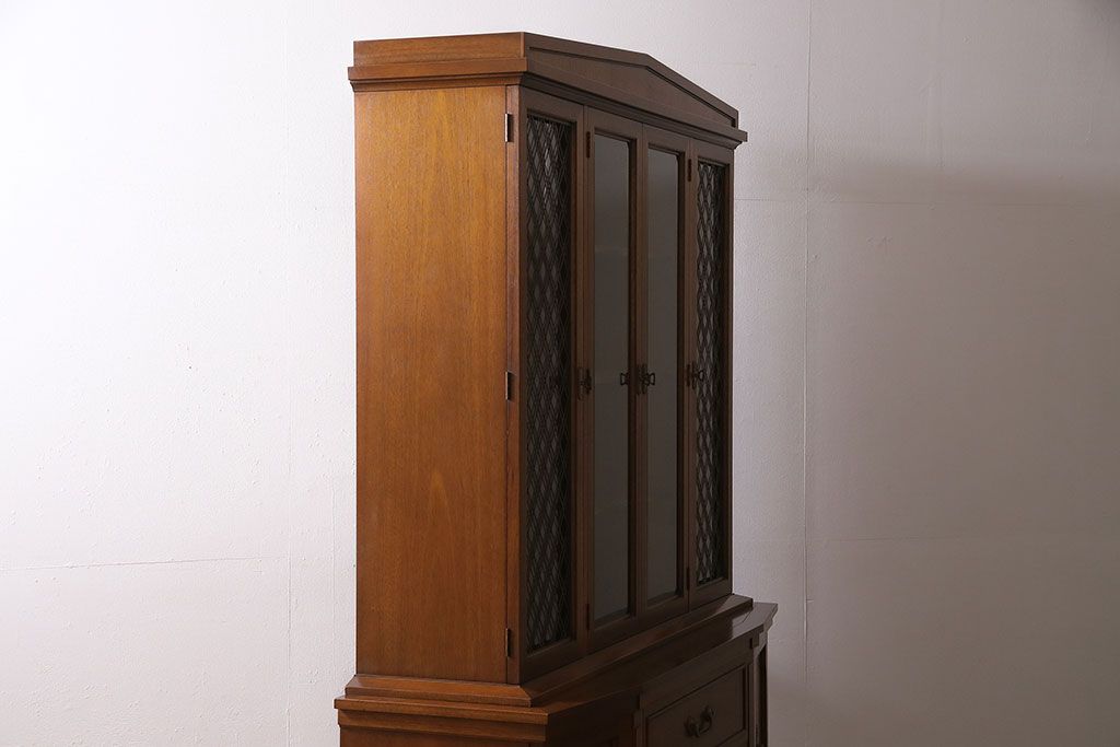 中古　DREXEL HERITAGE(ドレクセルヘリテイジ)　Triune(トライユン)　凛とした佇まいの食器棚(定価約90万円)(カップボード、キャビネット)(R-046911)