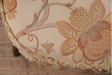 中古美品　ERCOL(アーコール)　淡い花柄のファブリックがお洒落な1人掛けソファ(ラウンジチェア、アームチェア、椅子、1シーターソファ)(R-046914)