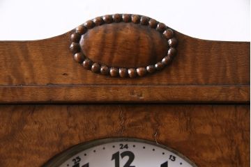 アンティーク時計　ドイツ　JUNGHANS(ユンハンス)社　ゼンマイ式　ノスタルジックな雰囲気が魅力の振り子時計(柱時計、掛け時計、古時計)(R-046915)