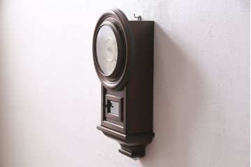 アンティーク時計　大正期　精工舎(SEIKOSHA、セイコー)　ゼンマイ式　頭丸型　昔懐かしい雰囲気が魅力の掛け時計(柱時計、振り子時計、古時計)(R-046916)
