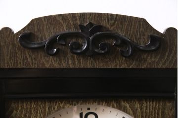 アンティーク時計　昭和中期　Meiji(明治時計社)　ゼンマイ式　30DAY　懐かしい雰囲気が魅力の掛け時計(柱時計、振り子時計)(R-046917)