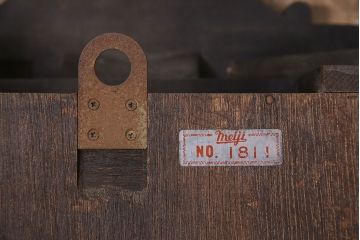 アンティーク時計　昭和中期　Meiji(明治時計社)　ゼンマイ式　30DAY　懐かしい雰囲気が魅力の掛け時計(柱時計、振り子時計)(R-046917)