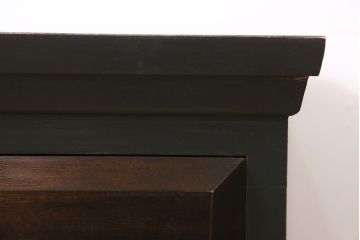 ヴィンテージ家具　民芸家具　ペイントリメイク　深みのある色合いが素敵なチェスト(引き出し、衣装タンス、ビンテージ)(R-046919)