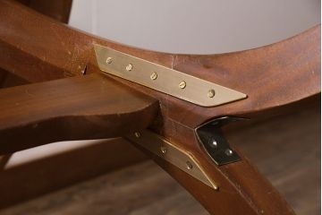ヴィンテージ家具　イギリス　James H Sutcliffe&Son Ltd  チーク材　オーバル型　優しい雰囲気が魅力のエクステンションテーブル(ダイニングテーブル、ビンテージ)(R-046921)