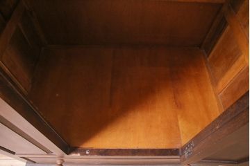 中古　松本民芸家具　#45型　洗練された雰囲気のワードローブ(洋服タンス、衣装箪笥、収納棚)(定価約49万円)(R-046924)