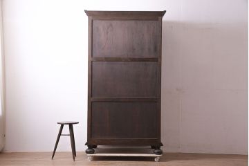 中古　松本民芸家具　#45型　洗練された雰囲気のワードローブ(洋服タンス、衣装箪笥、収納棚)(定価約49万円)(R-046924)