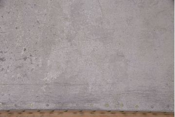 ヴィンテージ雑貨　昭和レトロ　レア　インダストリアル　シャビーな風合いのアルミボックス(アルミケース、収納ボックス、箱、ビンテージ)(R-046925)