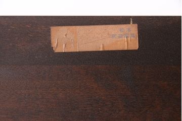 中古　松本民芸家具　食品収納庫I型　可動式の棚が珍しい!パントリーのように使える収納力抜群なキャビネット(食器棚、収納棚)(定価約110万円)(R-046934)