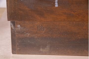 中古　松本民芸家具　食品収納庫I型　可動式の棚が珍しい!パントリーのように使える収納力抜群なキャビネット(食器棚、収納棚)(定価約110万円)(R-046934)
