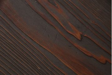 ヴィンテージ家具　昭和後期　民芸家具　高級杉材　木の風合いが楽しめる浮造り仕上げの座卓(ローテーブル、センターテーブル、ビンテージ)(R-046943)