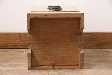 アンティーク家具　明治大正期　ストリップド(剥離)　素朴さとレトロな雰囲気が魅力の小引き出し(小物収納、卓上収納)(R-046946)