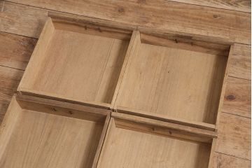 アンティーク家具　江戸期　希少!重厚な金具が味わい深い船箪笥型銭箱(掛硯型、懸硯型、銭函)(R-046949)