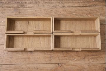 アンティーク家具　江戸期　希少!重厚な金具が味わい深い船箪笥型銭箱(掛硯型、懸硯型、銭函)(R-046949)