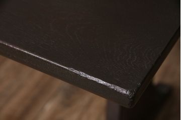 ヴィンテージ家具　松本民芸家具　別注品　落ち着いた大人の空間作りにおすすめのダイニングテーブル(2人掛け、ビンテージ)(R-046952)