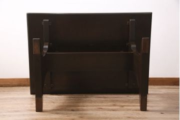 ヴィンテージ家具　松本民芸家具　別注品　落ち着いた大人の空間作りにおすすめのダイニングテーブル(2人掛け、ビンテージ)(R-046953)