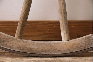 アンティーク雑貨　明治大正期　大八車　木製車輪(ディスプレイ、ガーデニング雑貨)(R-046956)