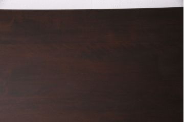 中古　松本民芸家具　シックな色合いが上品なM型両袖机(デスク)(定価約63万円)(R-046958)