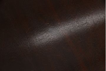 中古　松本民芸家具　シックな色合いが上品なM型両袖机(デスク)(定価約63万円)(R-046958)