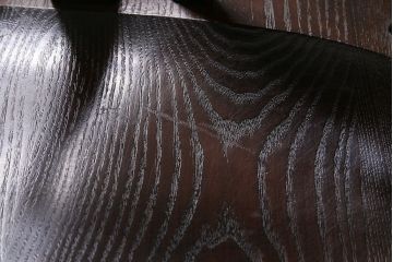 中古　松本民芸家具　特注品　栗材　優美なシルエットが魅力のWB型アームチェア(椅子)(R-046959)