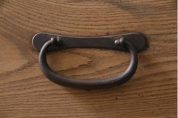 アンティーク家具　明治大正期　ストリップド(剥離)　前面ケヤキ材　ペイント　シンプルモダンな佇まいが魅力の衣装箪笥(タンス、引き出し、チェスト)(R-046960)