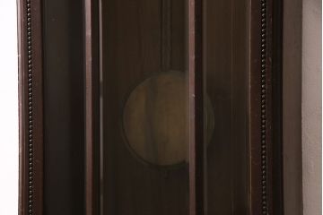 アンティーク時計　ドイツ　JUNGHANS(ユンハンス)社　ホールクロック(振り子時計、柱時計、彫刻、浮き彫り、機械部分ジャンク)(R-046964)