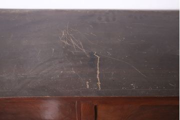 和製アンティーク　前面ケヤキ材　和レトロな雰囲気が魅力の重ねタンス(和タンス、衣装タンス、引き出し)(R-046967)