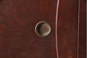 和製アンティーク　前面ケヤキ材　和レトロな雰囲気が魅力の重ねタンス(和タンス、衣装タンス、引き出し)(R-046967)