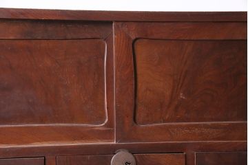 和製アンティーク　前面ケヤキ材　和レトロな雰囲気が魅力の重ねタンス(和タンス、衣装タンス、引き出し)(R-046967)