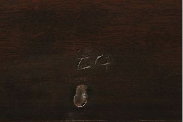 ヴィンテージ家具　松本民芸家具　別注品　落ち着いた大人の空間作りにおすすめのダイニングテーブル(2人掛け、ビンテージ)(R-046986)
