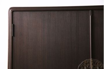 中古　伝統工芸品　衣装盆付き　品の良さを感じさせる落ち着いた色合いの加茂総桐箪笥(定価約140万円)(総桐たんす、和タンス、衣装箪笥、着物箪笥)(R-046987)