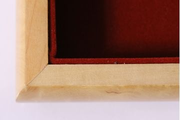 ビンテージ　イギリス　ウォールナット　花図　ジュエリーボックス(小物入れ、アクセサリーケース、ヴィンテージ)(R-047002)