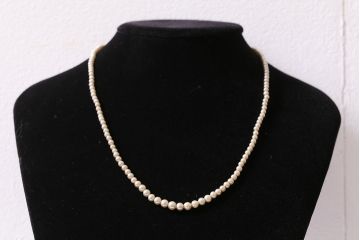 ヴィンテージアクセサリー　アールデコ　パール　9ctゴールド　ネックレス(金、ビンテージ)(R-047017)