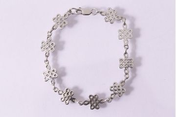 ヴィンテージアクセサリー　シルバー　ケルトノット　ブレスレット(ケルト文様、ビンテージ)(R-047022)
