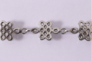 ヴィンテージアクセサリー　シルバー　ケルトノット　ブレスレット(ケルト文様、ビンテージ)(R-047022)