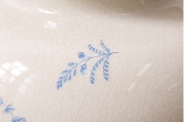 ヴィンテージ　高級品!ワンランク上の空間作りにおすすめな陶器製のランプ型照明(フロアランプ、間接照明、ビンテージ)(R-047037)