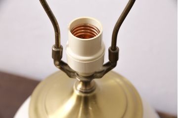 ヴィンテージ　高級品!ワンランク上の空間作りにおすすめな陶器製のランプ型照明(フロアランプ、間接照明、ビンテージ)(R-047037)