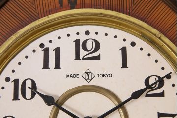 アンティーク時計　大正昭和初期　精工舎(SEIKOSHA、セイコー)　REGULATOR　ゼンマイ式　八角型振り子時計(掛け時計、柱時計、古時計)(R-047040)