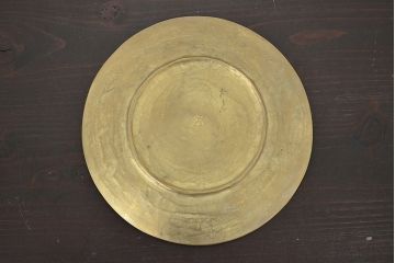 宮田宏平作　鋳銅　鳥図　飾り皿(在銘、作家物)(R-047042)