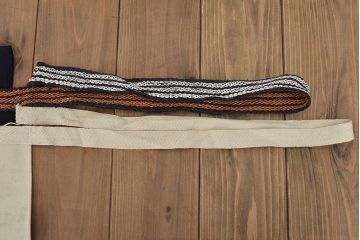 古い前掛10枚(ブルドック、ベビーハム、こんぶ、大洋漁業、漬物、奈良漬、藍染、古布)(R-047047)