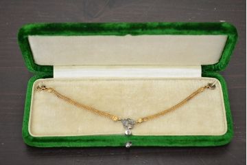 戦前　古い羽織紐2点(K18、KISE、大勝堂、ケース付、和装小物)(R-047048)