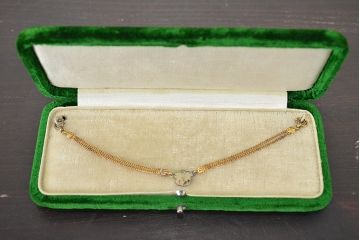 戦前　古い羽織紐2点(K18、KISE、大勝堂、ケース付、和装小物)(R-047048)