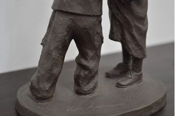 Kim　Anderson(キムアンダーソン)　ブロンズ置物(薔薇を持つ少年少女)(R-047056)