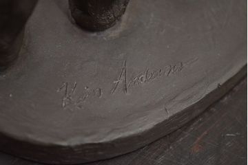 Kim　Anderson(キムアンダーソン)　ブロンズ置物(薔薇を持つ少年少女)(R-047056)