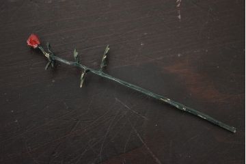 Kim　Anderson(キムアンダーソン)　ブロンズ置物(薔薇を持つ少年少女)(R-047056)