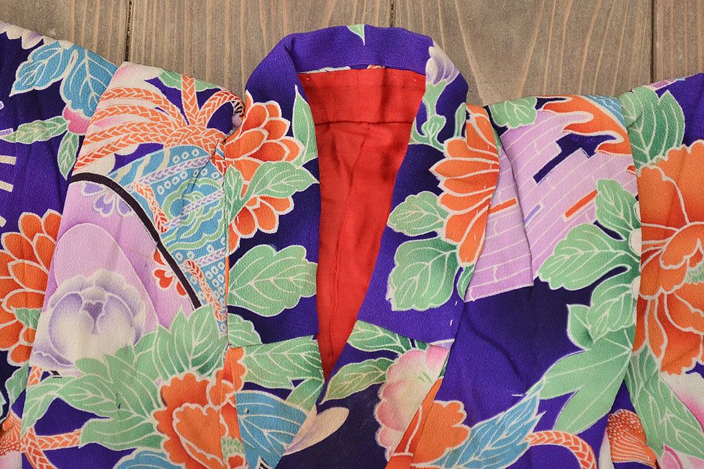 アンティーク　錦紗　子供着物 公式】アンティーク家具ラフジュ工房商品詳細ページ昭和初期